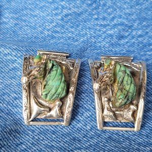 Sterling Silver and Turquoise Watch Band